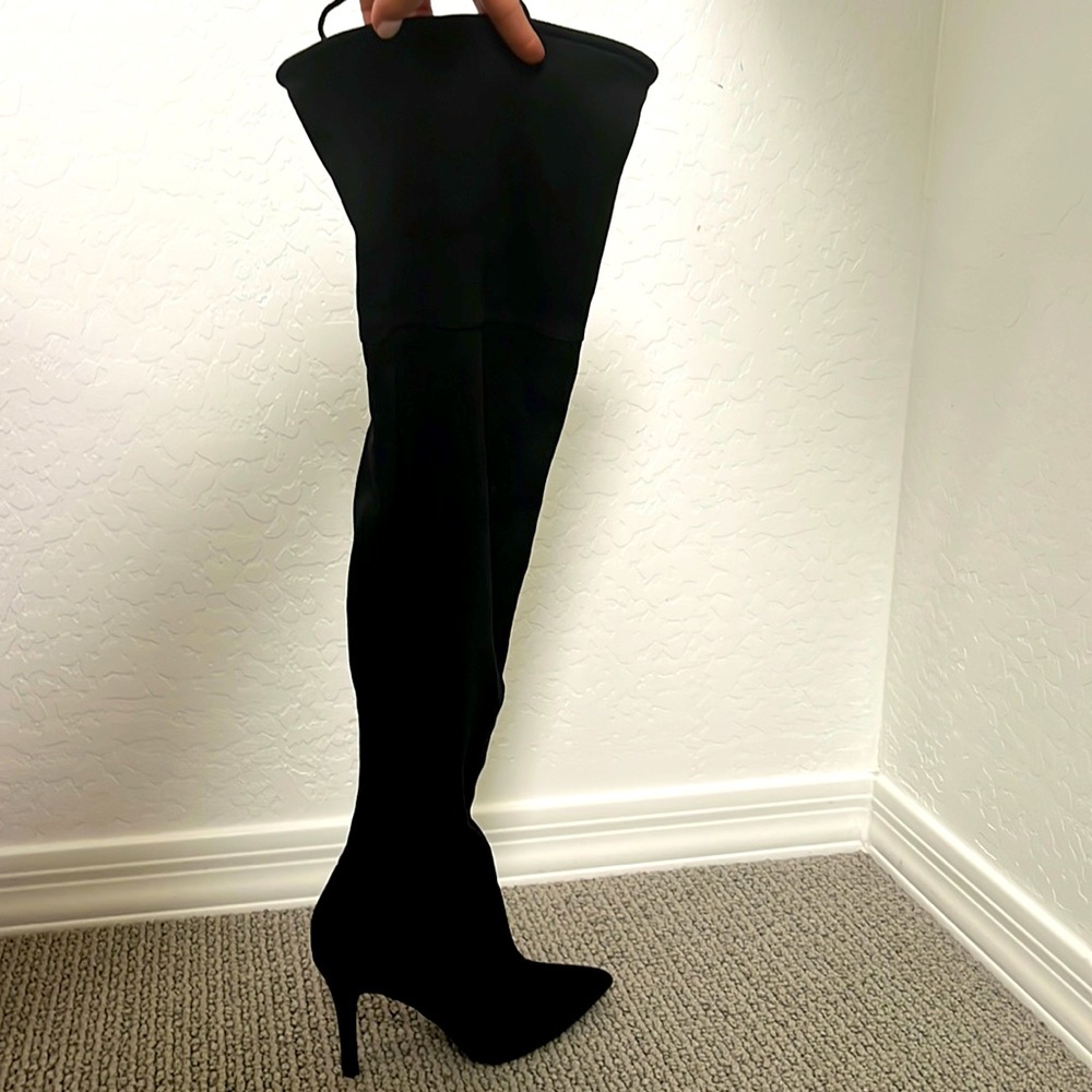 Aldo slouchy knee high boots - suede
